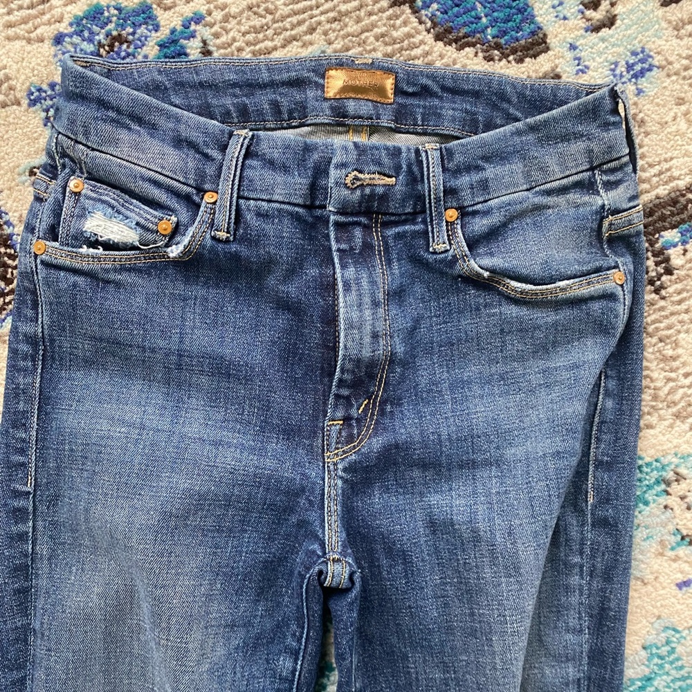 Mother High waisted looker ankle fray - Picture 6 of 10